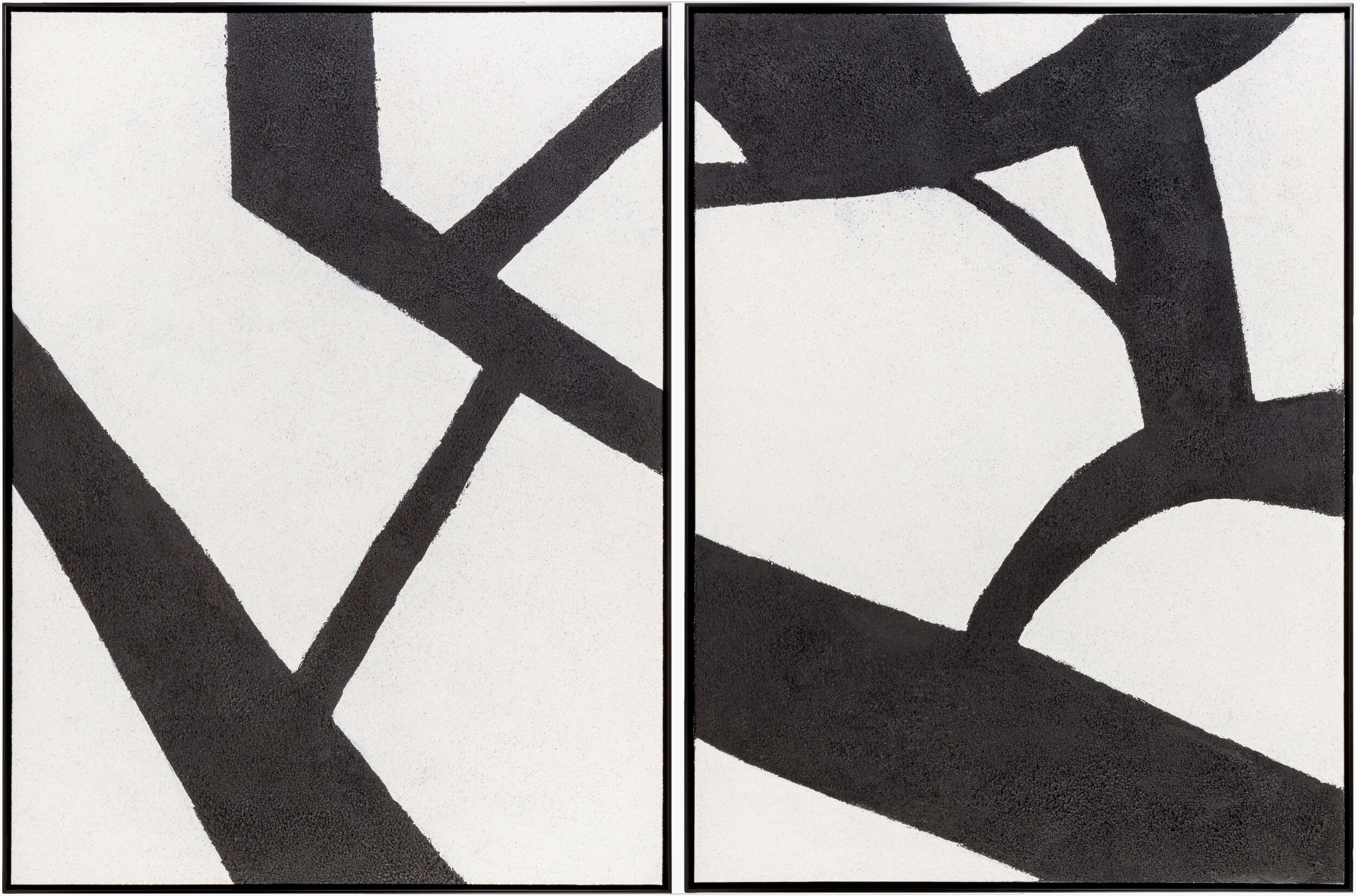 Aasmaa Framed Art  Black,  48 x 36