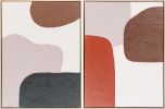 Aasmaa Framed Art Blush, Set of 2
