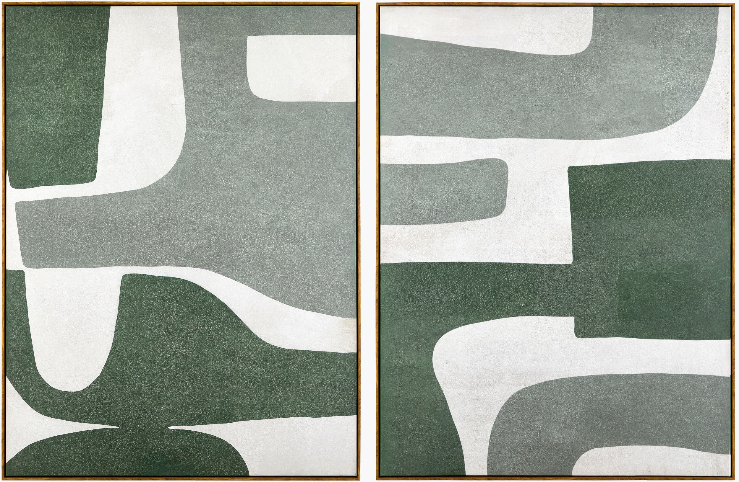 Aasmaa Framed Art, Sage, Set of 2