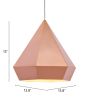 Forecast Ceiling Lamp Rose Gold