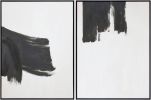 Brush Strokes Framed Art, Set of 2