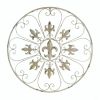 Circular Fleur De Lis Wall Decor