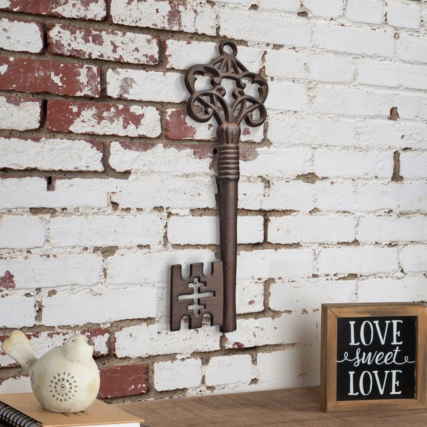 Rustic Bronze Skeleton Key Wall Decor