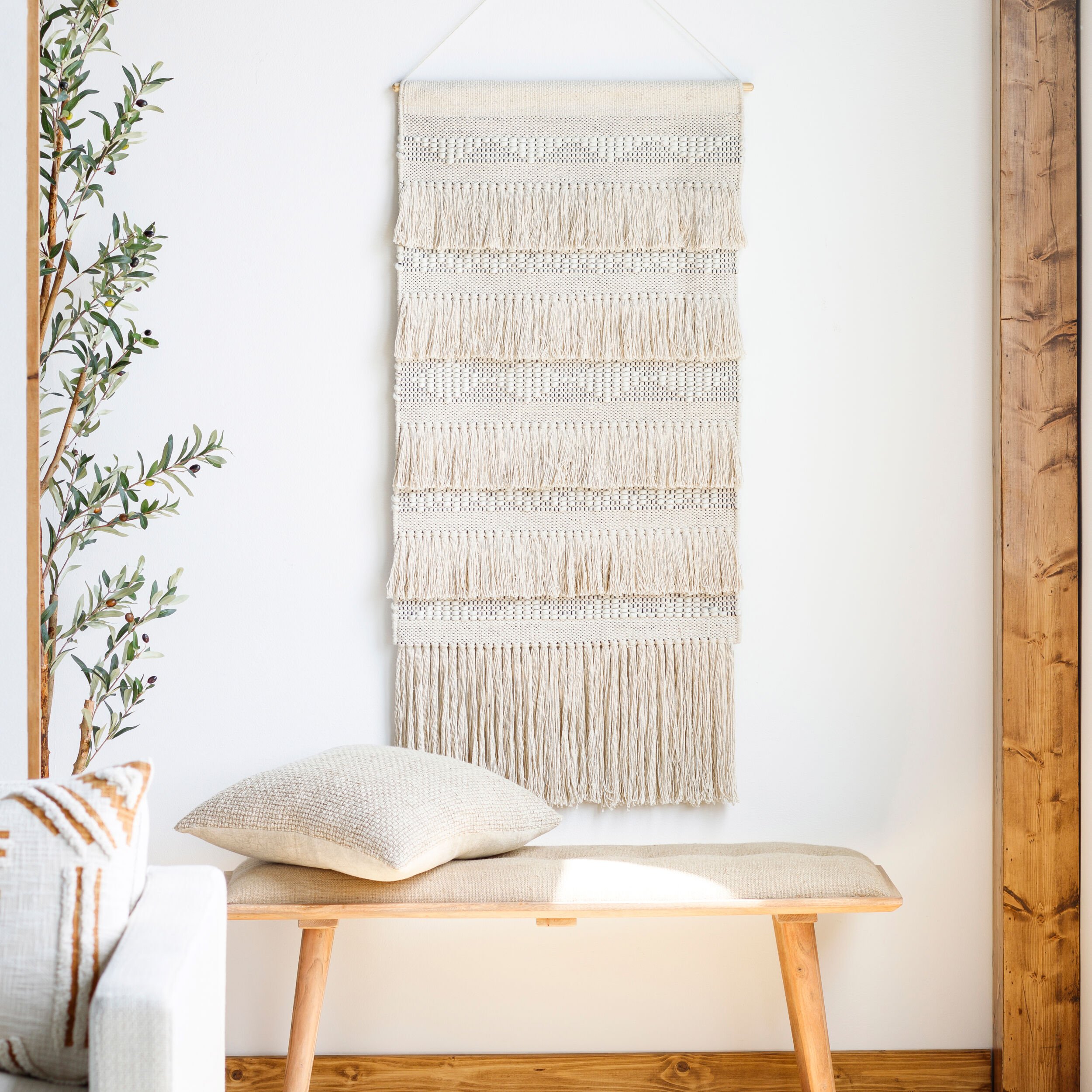 Helena Wall Hanging Ivory/Beige (Varies)