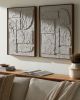 Kako Framed Art Taupe, Set of 2