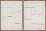 Kako Framed Art Cream, Set of 2