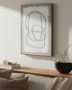 Lines Framed Art, Beige