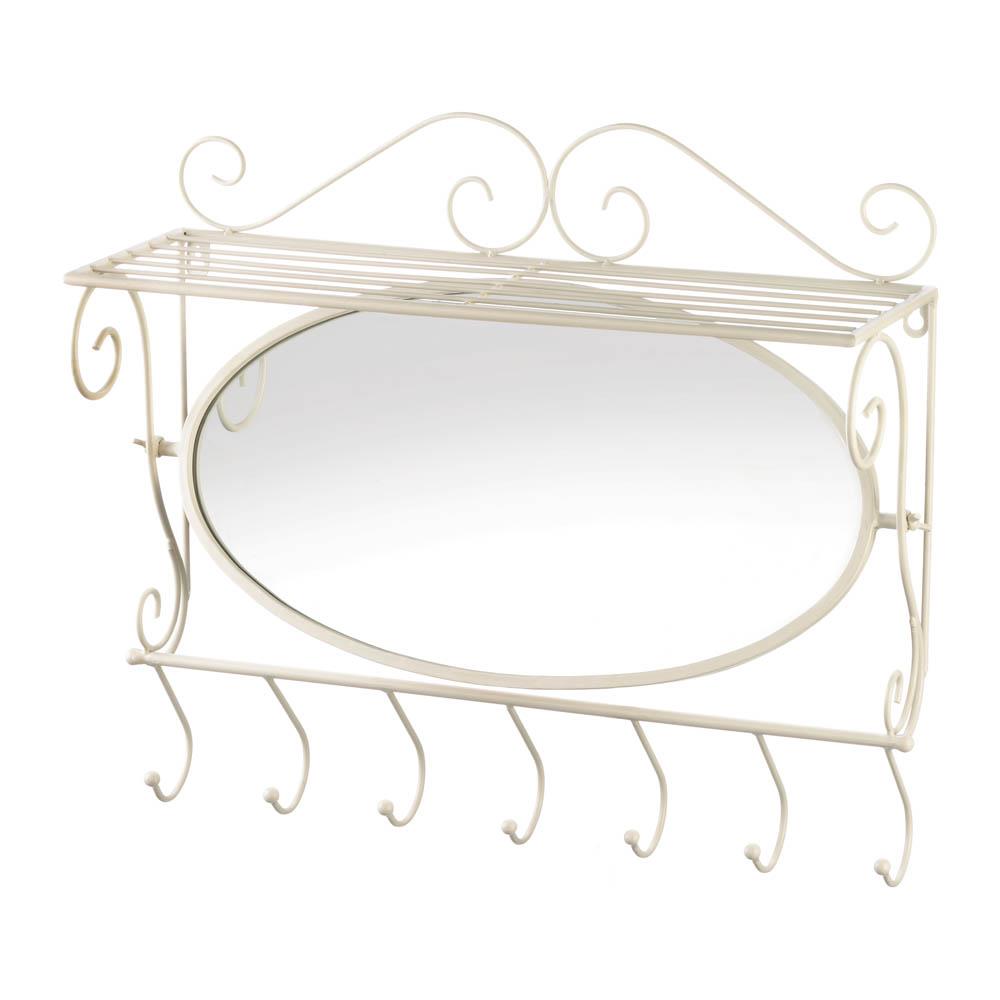 MIRRORED WALL SHELF