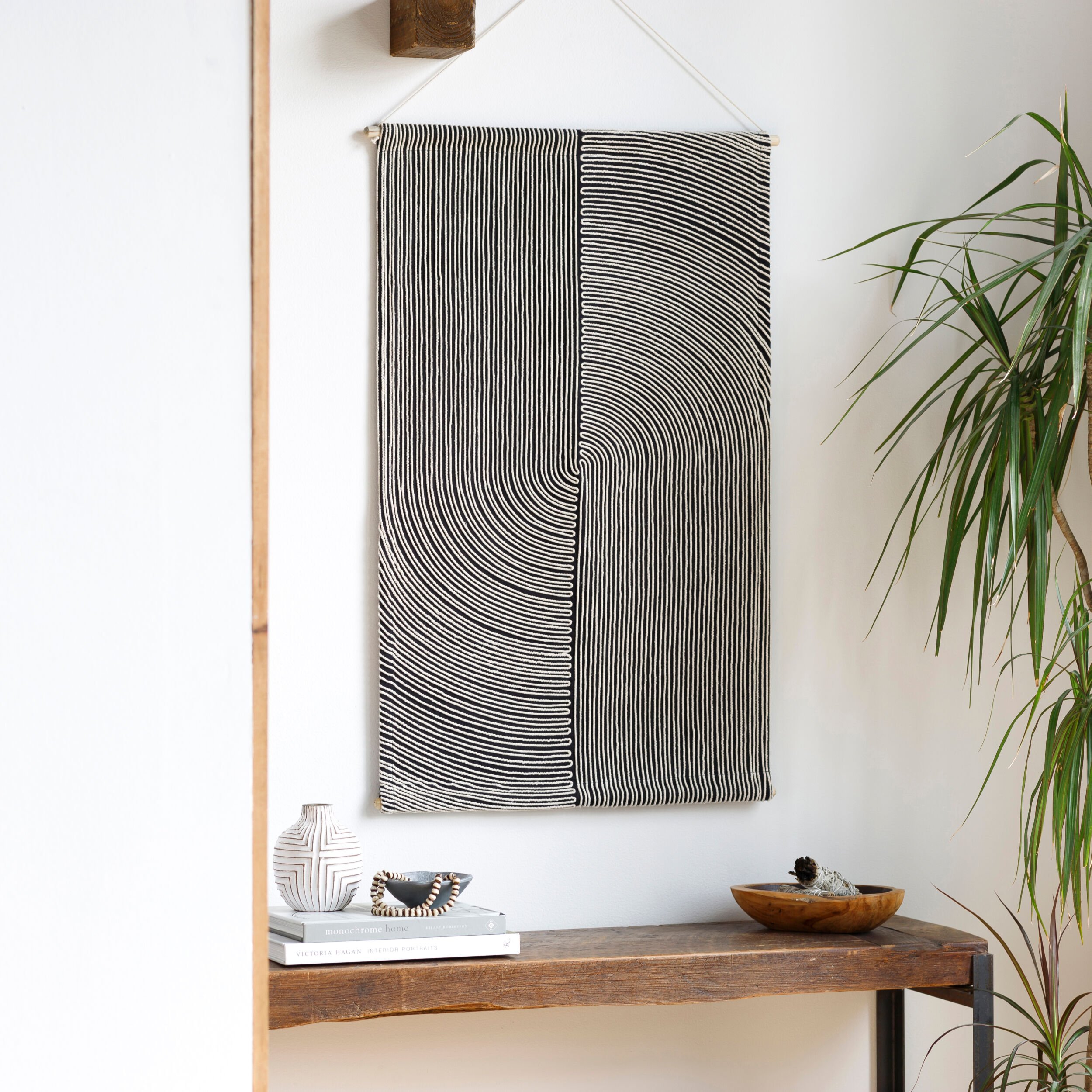 Pax Wall Hanging, Black/Beige