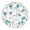 Peacock Feather Circular Wall Sconce