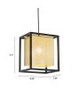 Yves Ceiling Lamp Gold & Black