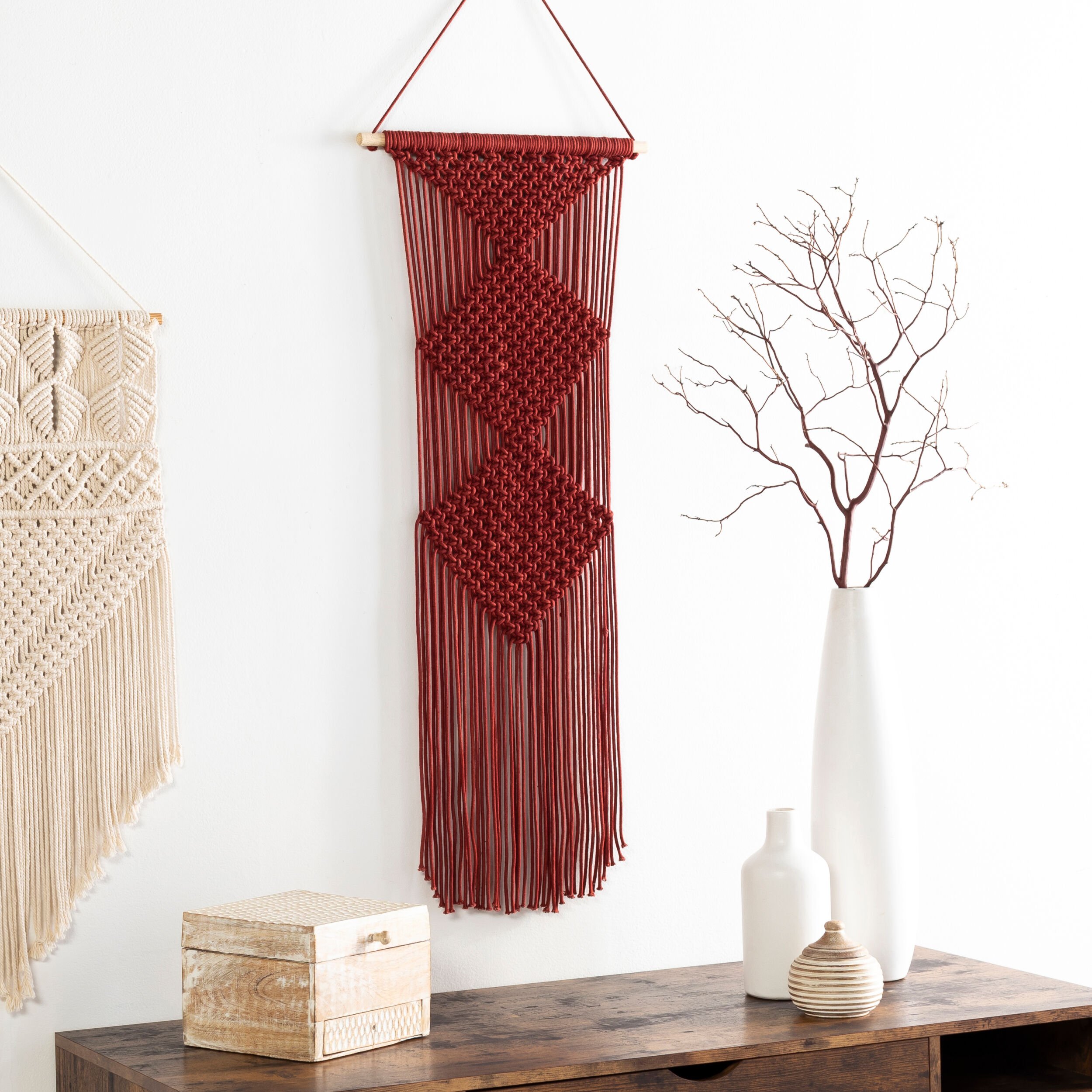 Azra Wall Hanging Burgandy
