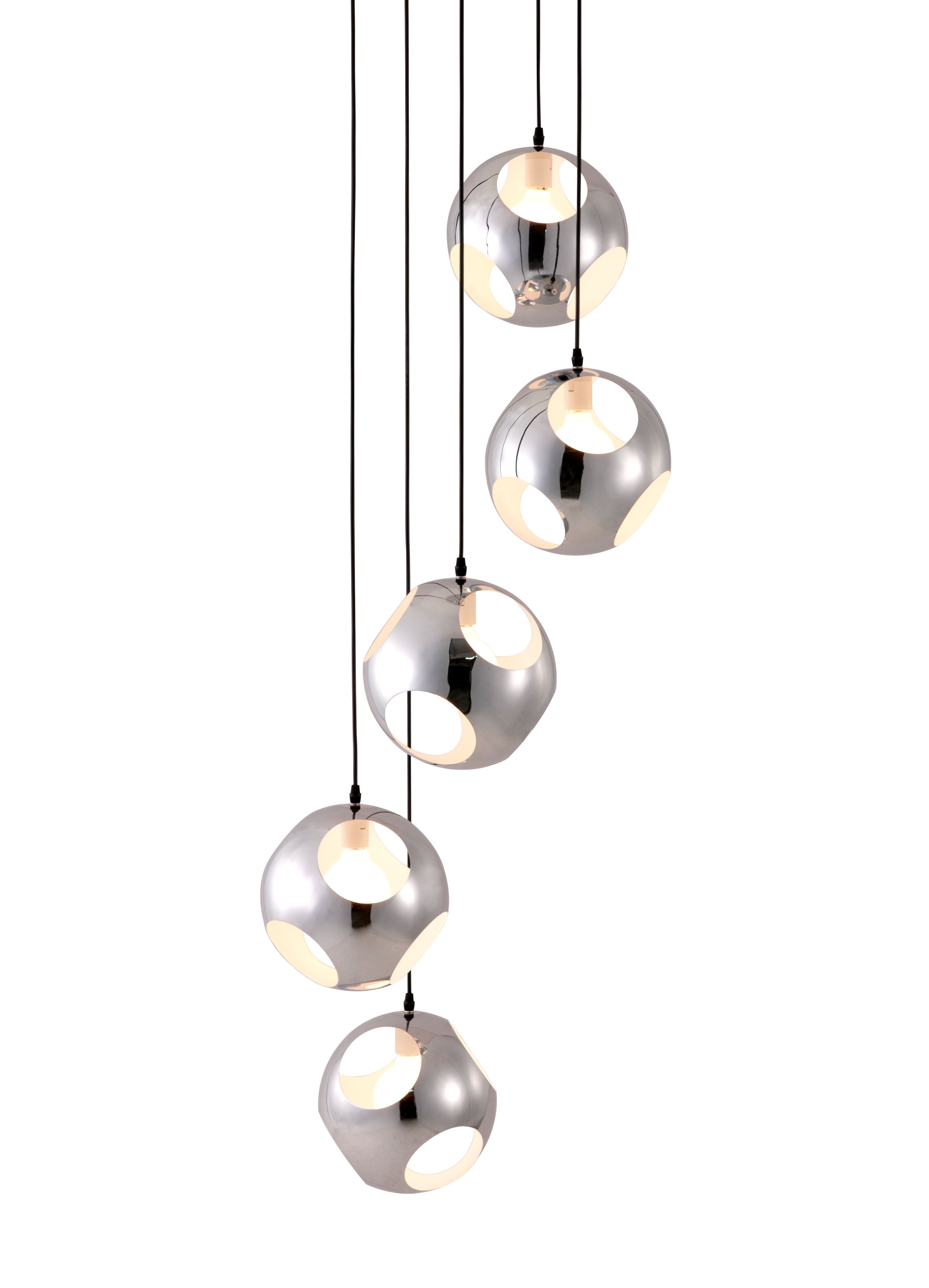 Meteor Shower Ceiling Lamp Chrome