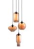 Lambie Ceiling Lamp Rust & Amber