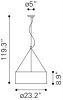 Jena Ceiling Lamp Chrome